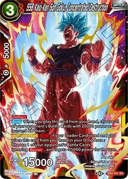 SSB Kaio-Ken Son Goku, Concentrated Destruction card art