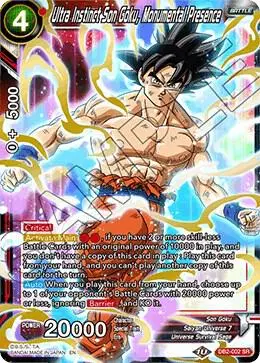Ultra Instinct Son Goku, Monumental Presence card art
