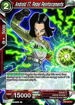 Android 17, Rebel Reinforcements card art