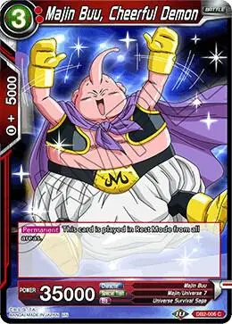 Majin Buu, Cheerful Demon card art