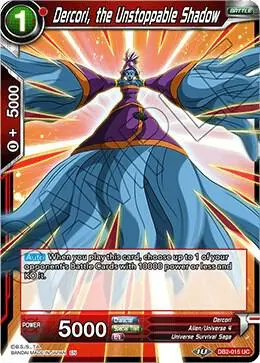 Dercori, the Unstoppable Shadow card art