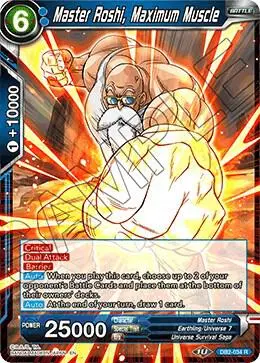 Master Roshi, Maximum Muscle card art