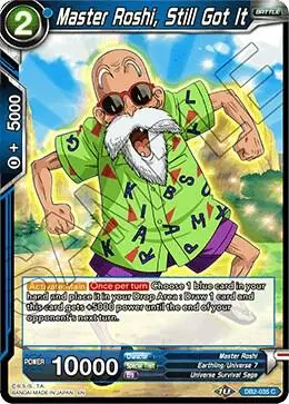 Master Roshi, Still Got It card art