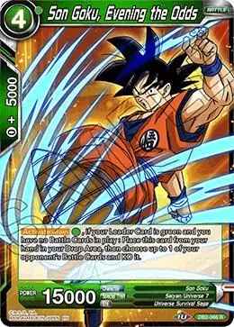 Son Goku, Evening the Odds card art