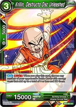 Krillin, Destructo Disc Unleashed card art