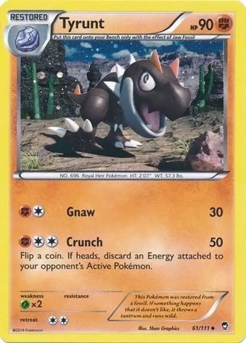 Tyrunt - 61/111 (Cosmos Holo) card art