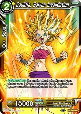 Caulifla, Saiyan Invalidation card art