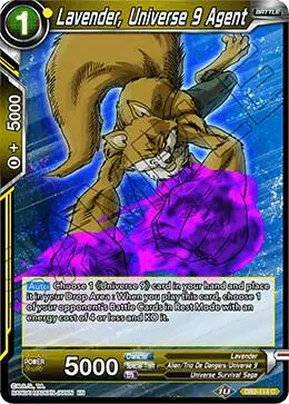 Lavender, Universe 9 Agent card art