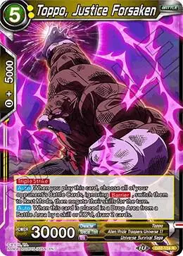 Toppo, Justice Forsaken card art