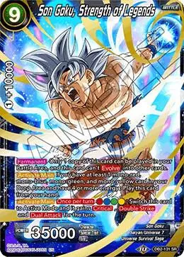 Son Goku, Strength of Legends card art
