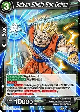 Saiyan Shield Son Gohan card art