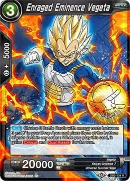 Enraged Eminence Vegeta card art