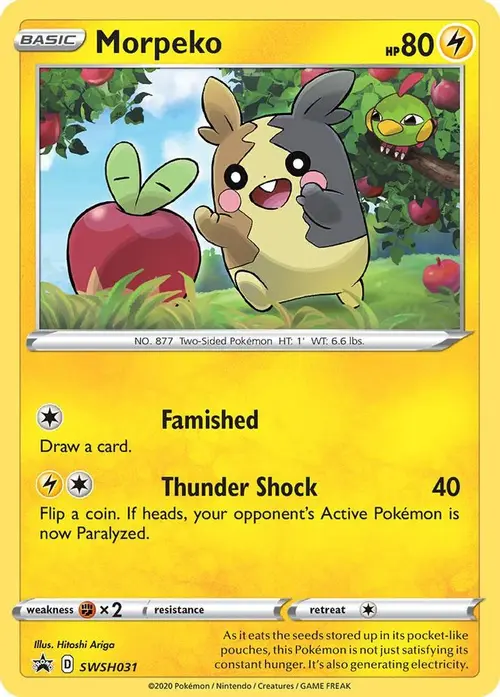 Morpeko - SWSH031 card art