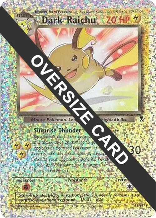 Dark Raichu - S3/S4 (Box Topper) card art