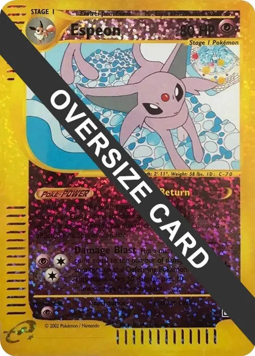 Espeon - 6/12 (Box Topper) card art