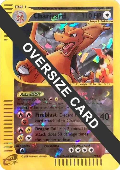 Charizard - 9/12 (Box Topper) card art