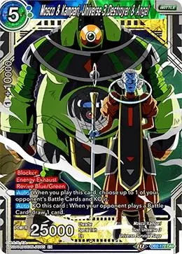 Mosco & Kampari, Universe 3 Destroyer & Angel card art
