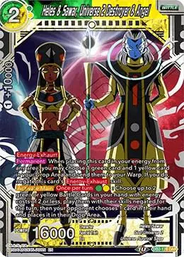 Heles & Sawar, Universe 2 Destroyer & Angel card art