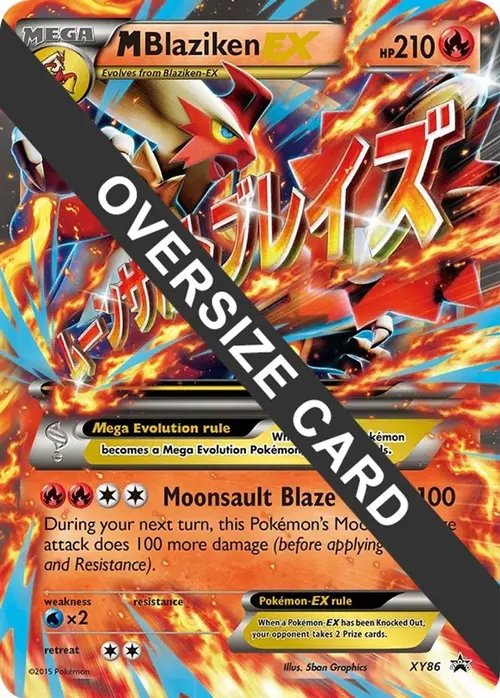 M Blaziken EX - XY86 card art