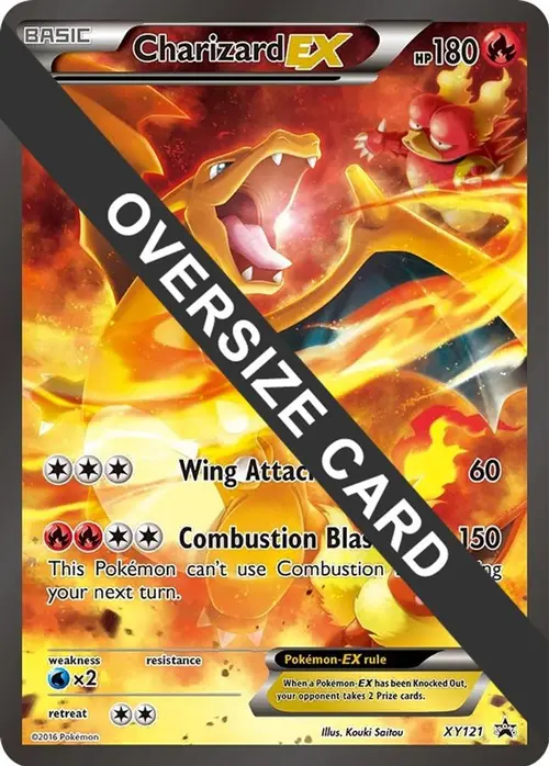 Charizard EX - XY121 (XY Black Star Promos) card art