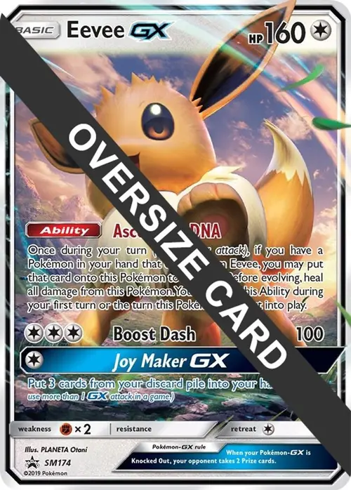Eevee GX - SM174 (SM Black Star Promo) card art