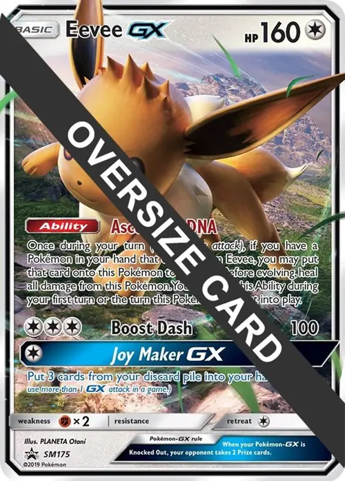 Eevee GX - SM175 (SM Black Star Promo) card art