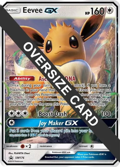 Eevee GX - SM176 (SM Black Star Promo) card art