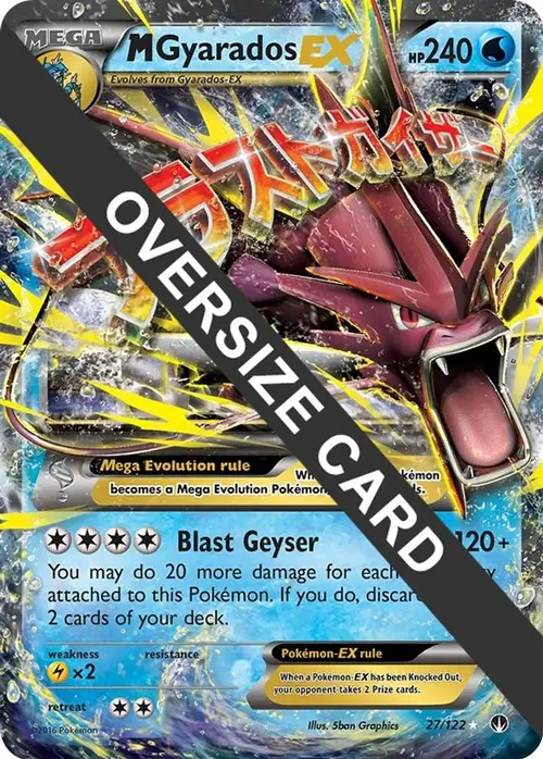 M Gyarados EX - 27/122 card art