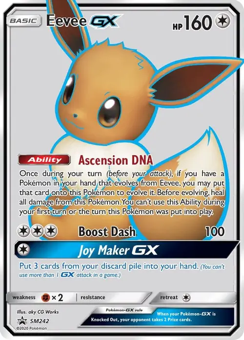 Eevee GX - SM242 card art