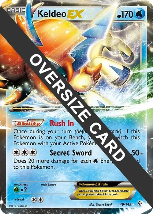 Keldeo EX - 49/99 card art
