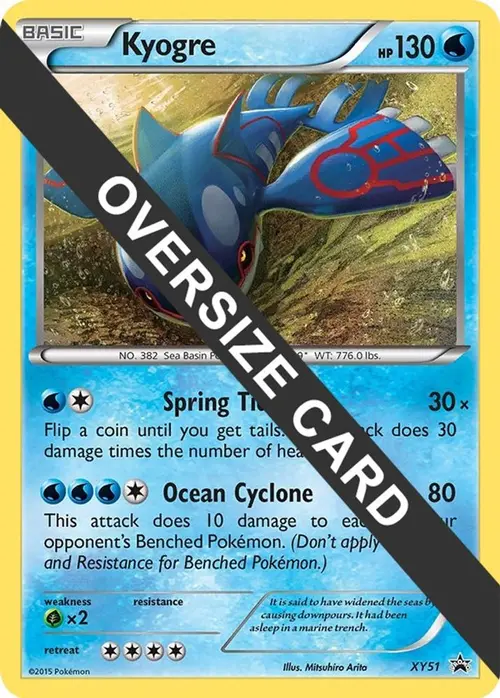 Kyogre - XY51 card art