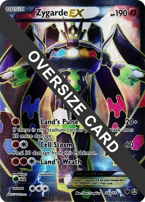 Zygarde EX - 54a/124 card art