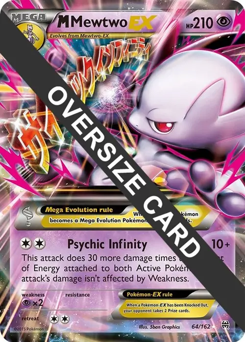 M Mewtwo EX - 64/162 card art