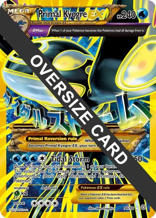 Primal Kyogre EX - 96/98 card art