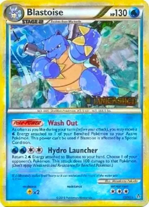 Blastoise - 13/95 (Prerelease) card art