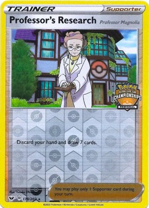 Professor's Research [Professor Magnolia] - 178/202 (Regional Championships) card art