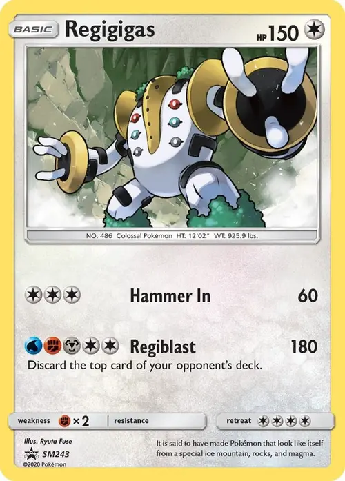 Regigigas - SM243 card art