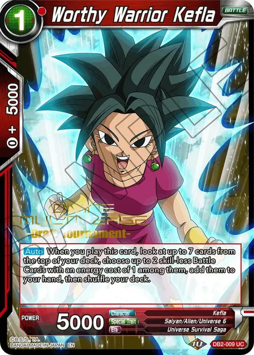Worthy Warrior Kefla (Divine Multiverse Draft Tournament) card art