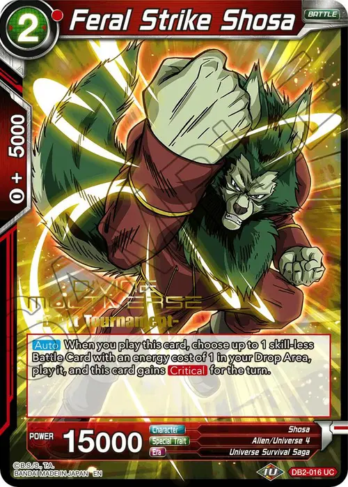 Feral Strike Shosa (Divine Multiverse Draft Tournament) card art