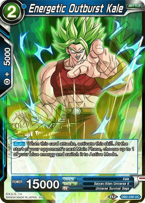 Energetic Outburst Kale (Divine Multiverse Draft Tournament) card art