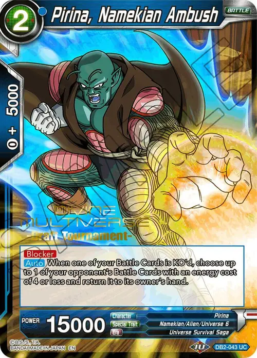Pirina, Namekian Ambush (Divine Multiverse Draft Tournament) card art