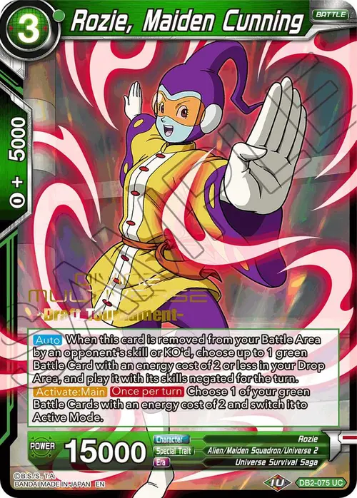Rozie, Maiden Cunning (Divine Multiverse Draft Tournament) card art