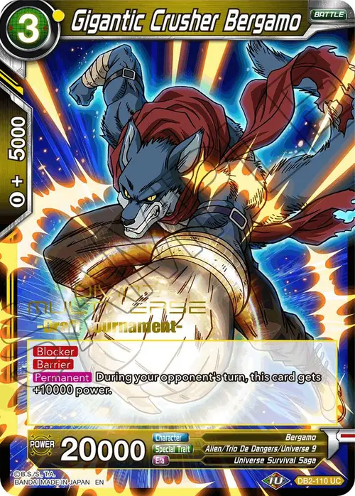 Gigantic Crusher Bergamo (Divine Multiverse Draft Tournament) card art
