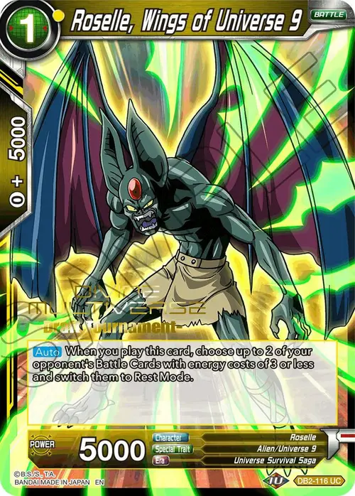 Roselle, Wings of Universe 9 (Divine Multiverse Draft Tournament) card art