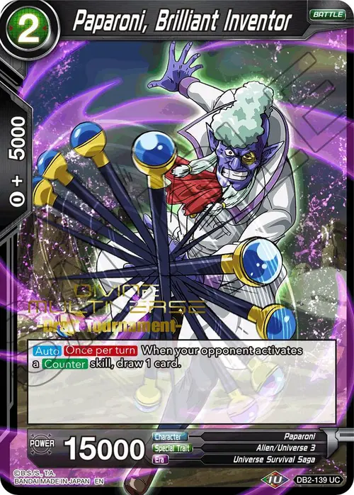 Paparoni, Brilliant Inventor (Divine Multiverse Draft Tournament) card art