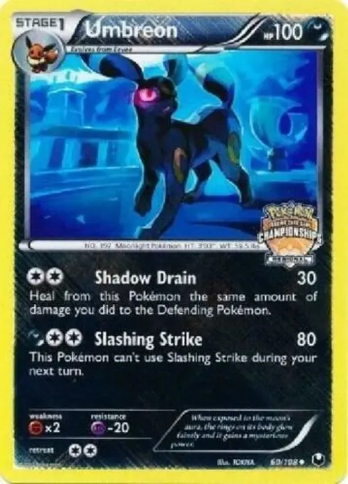 Umbreon - 60/108 (Regional Championships) card art