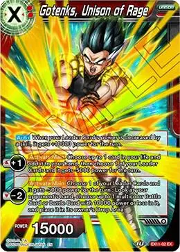 Gotenks, Unison of Rage card art
