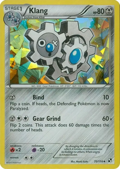 Klang - 75/114 (Cracked Ice Holo) card art