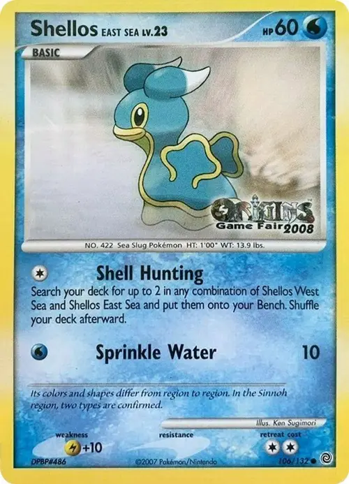 Shellos East Sea - 106/132 (Origins Game Fair 2008) card art