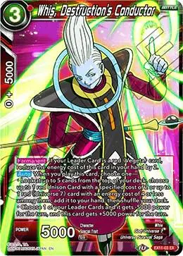 Whis, Destruction's Conductor card art